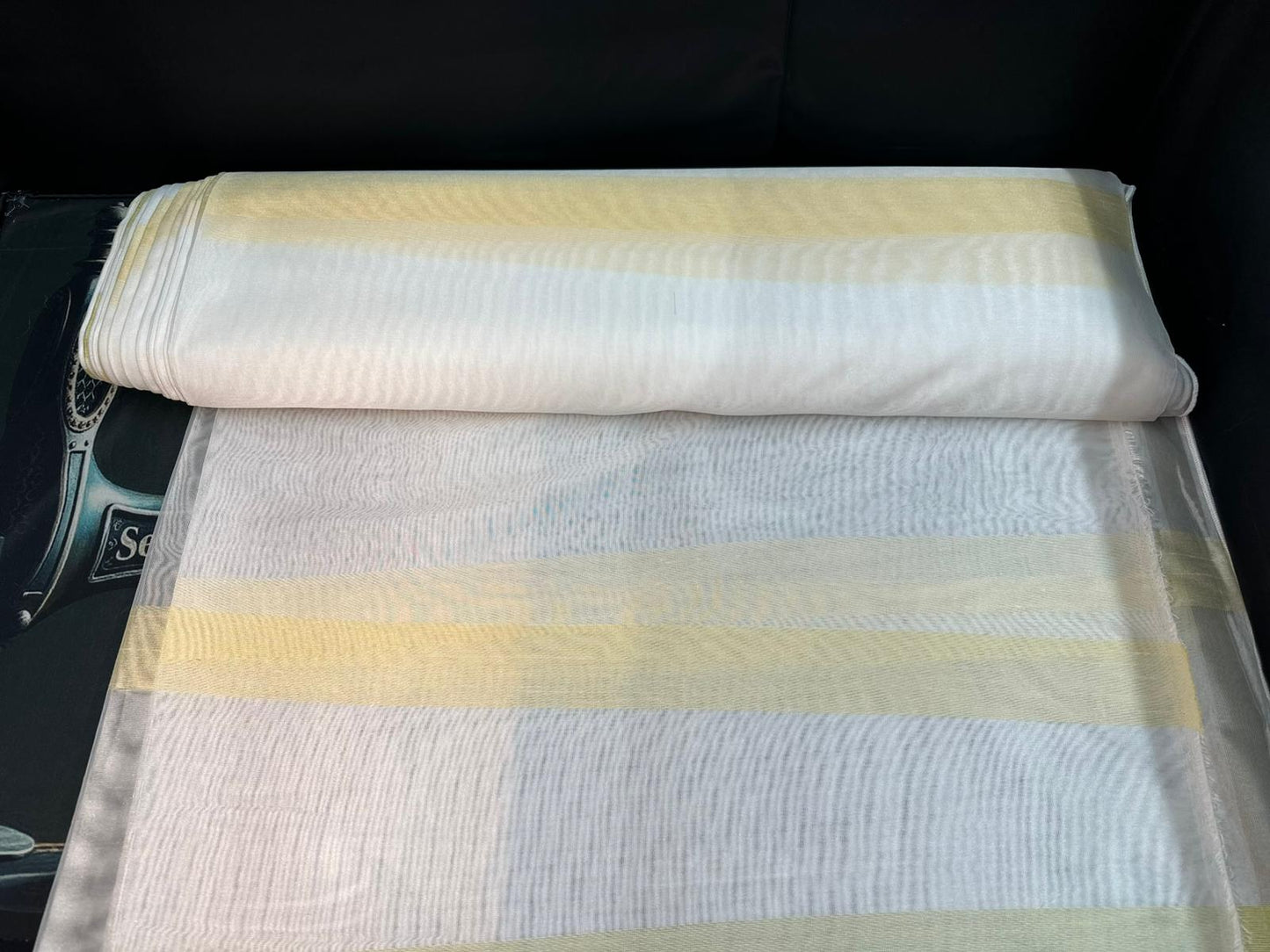 Hochwertiger Voile-Vorhang in Weiß – 1,45m x 2,50m – Zeitloses Design